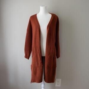 Rusty Orange Universal Thread Cardigan‎